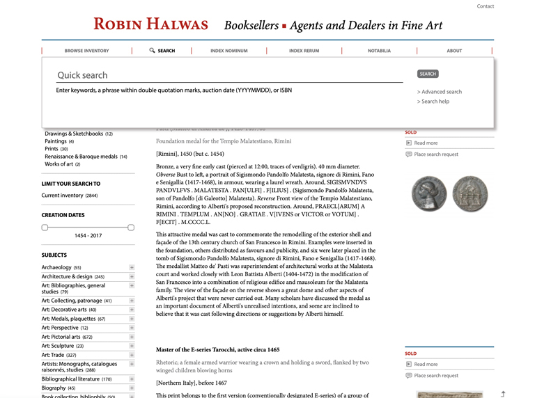 Ecran2 de la Librairie d'art à Londres de Robin Halwas