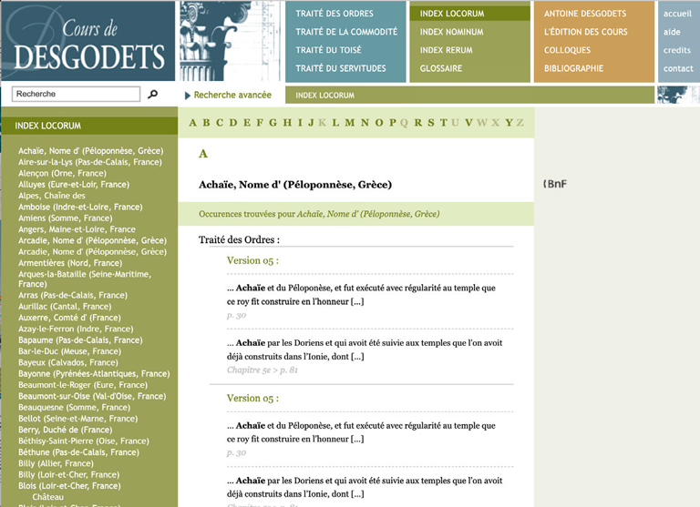 Webdesign du site web Antoine Desgodets-ecran7